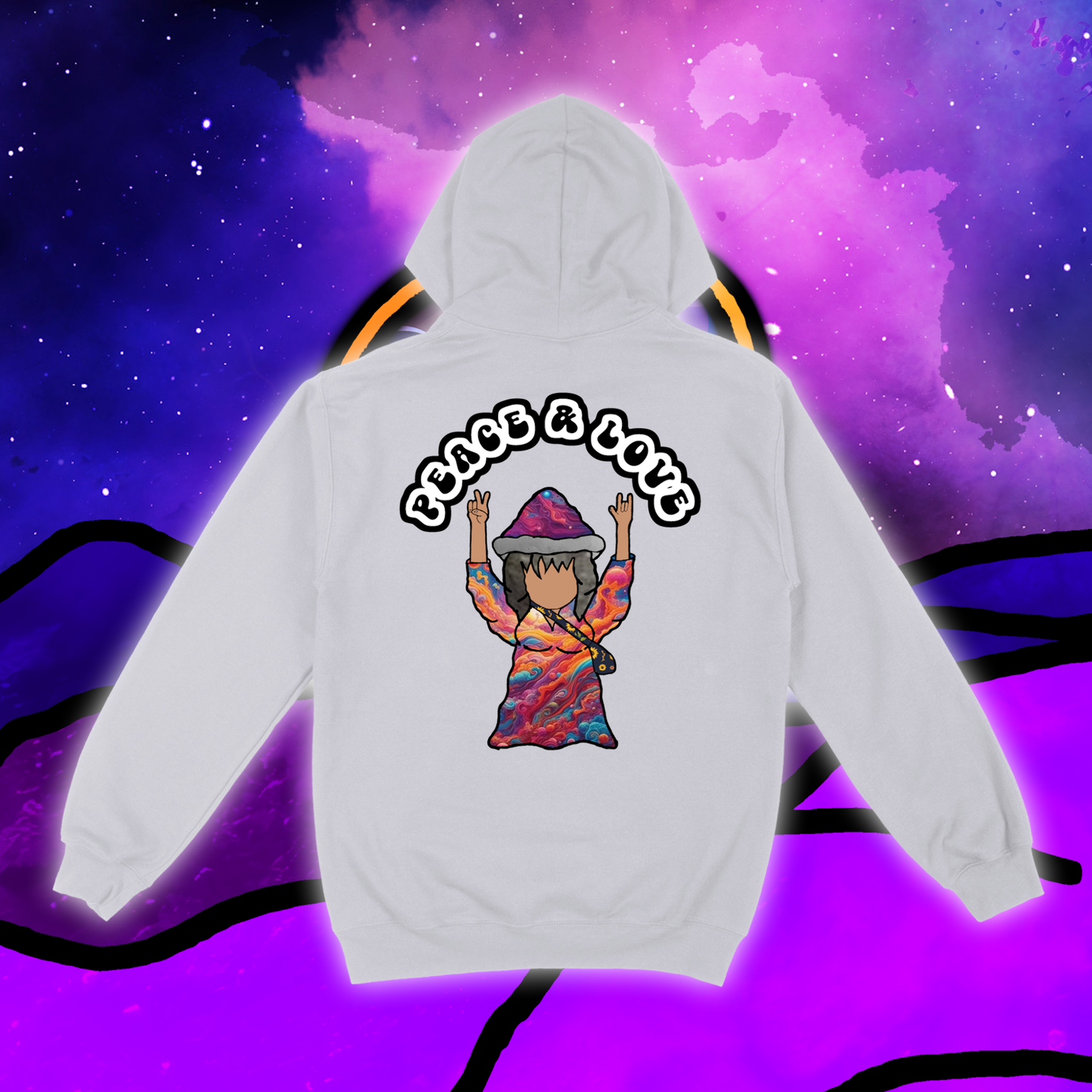 Female Whiz Peace & Love + Polo WhizHoodie