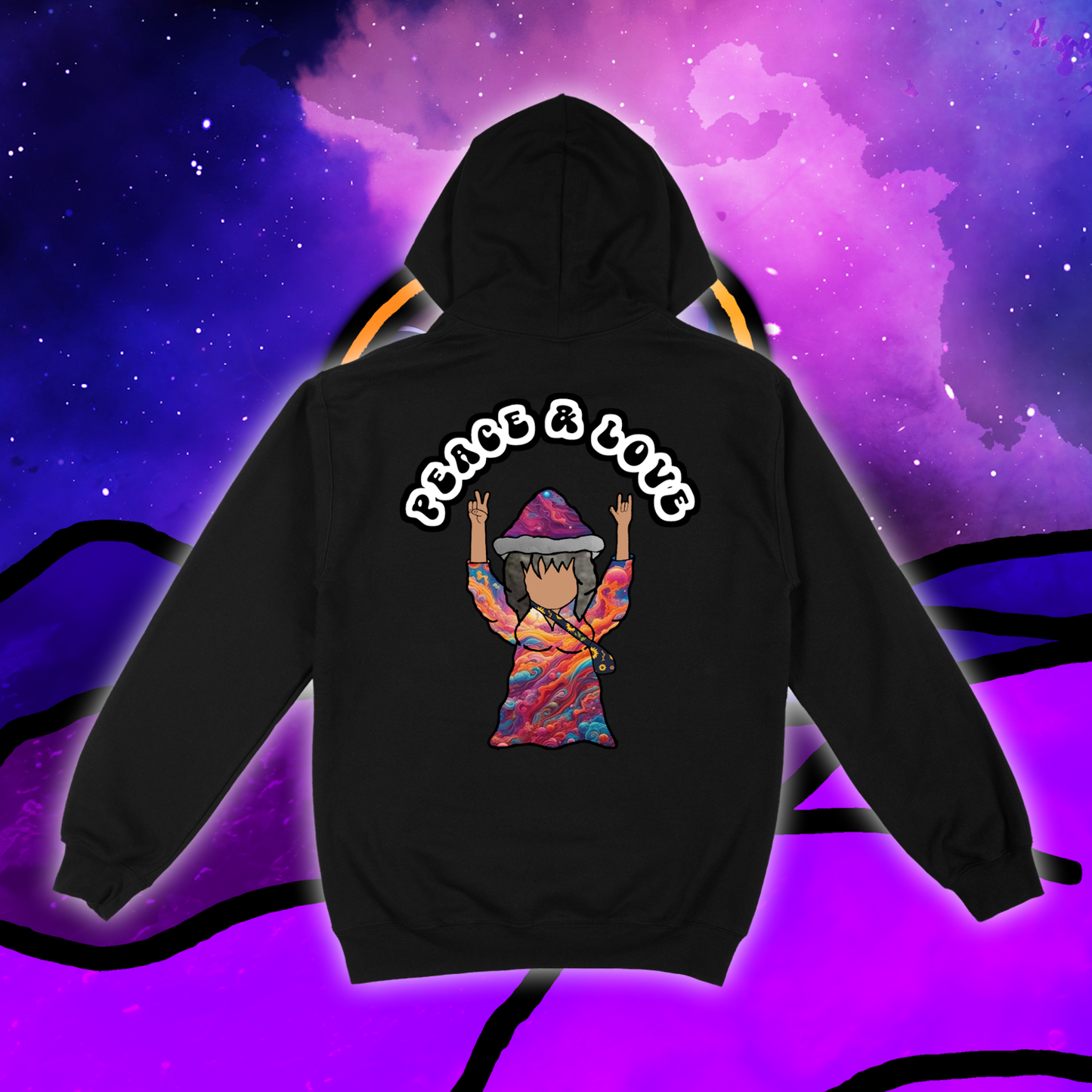 Female Whiz Peace & Love + Polo WhizHoodie