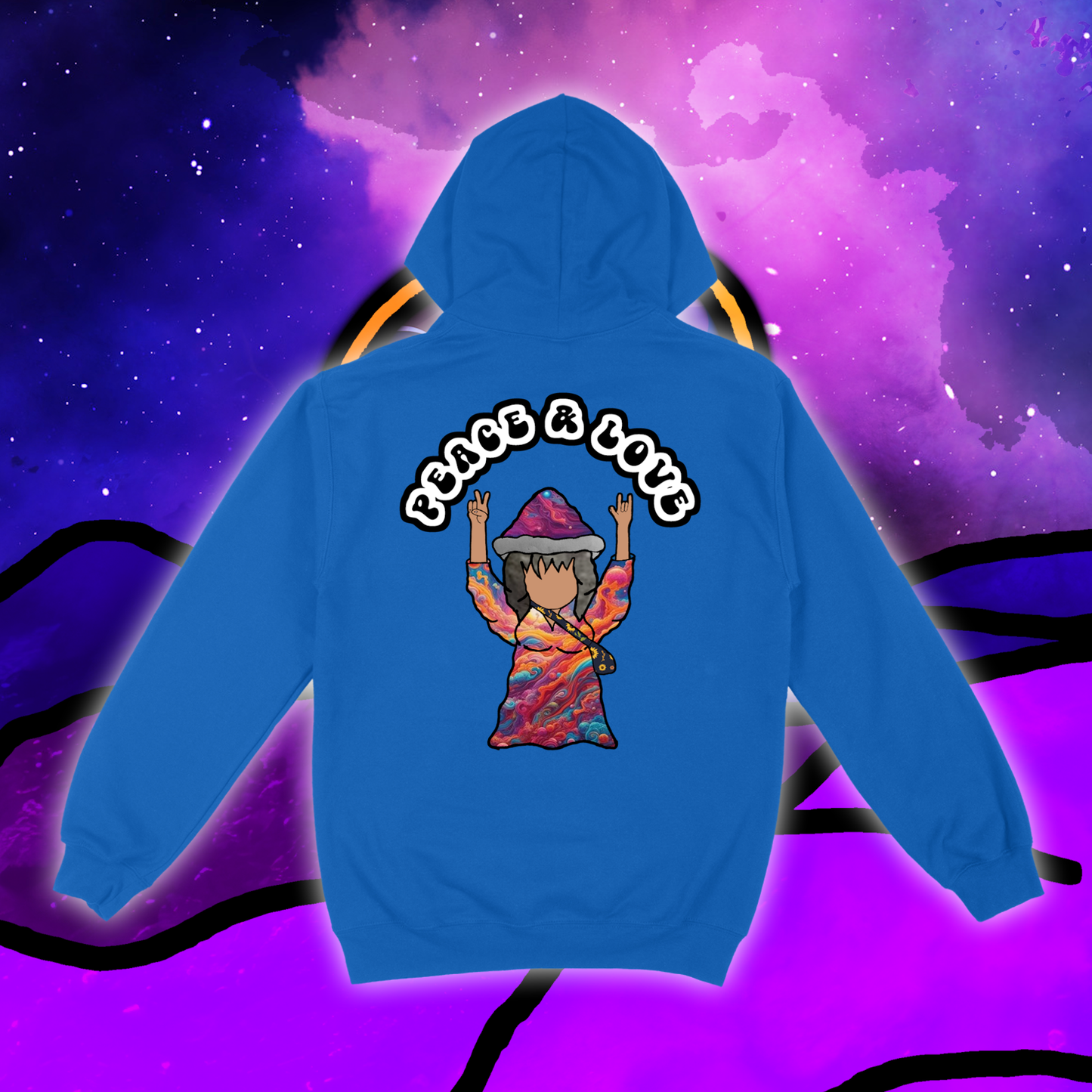 Female Whiz Peace & Love + Polo WhizHoodie