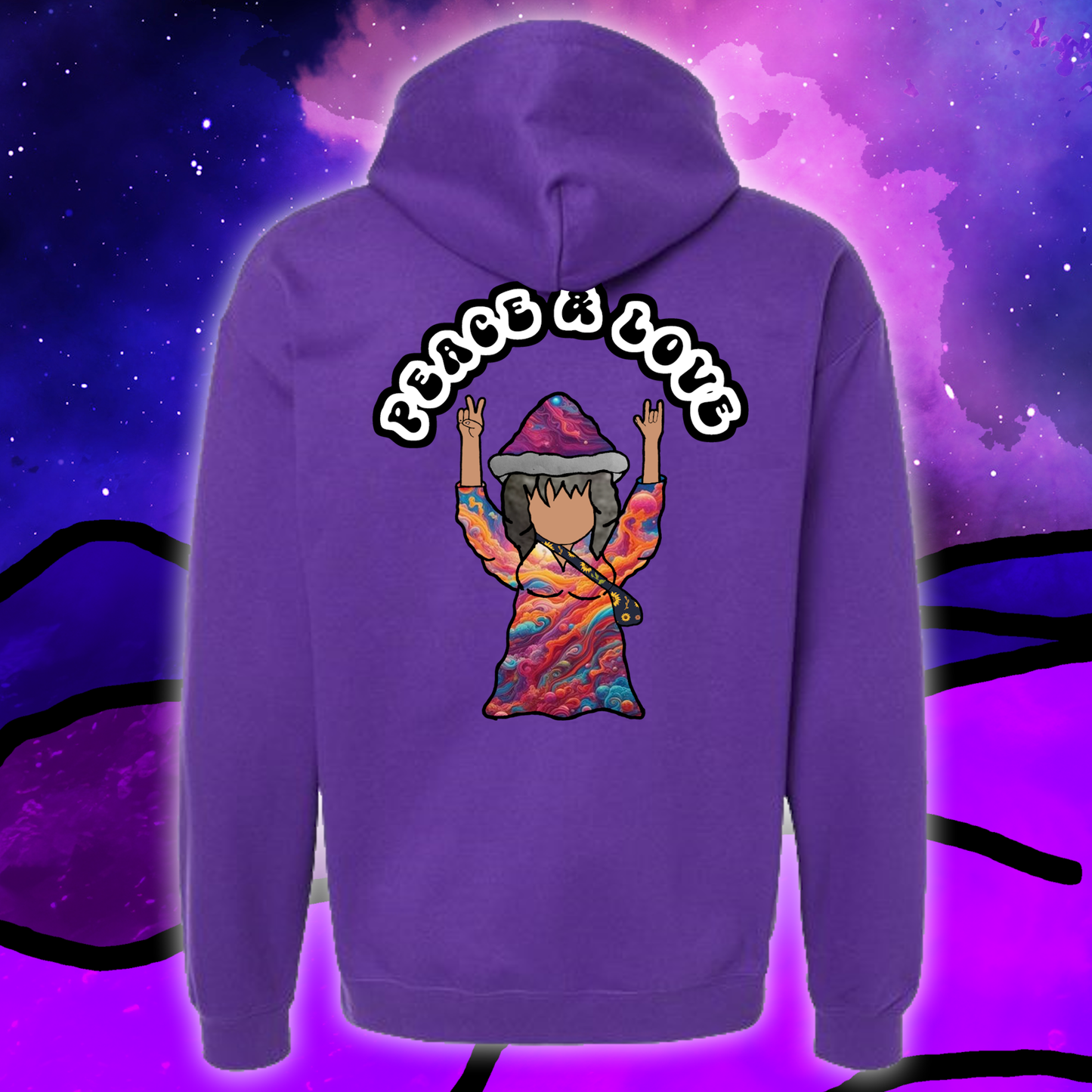 Female Whiz Peace & Love + Polo WhizHoodie